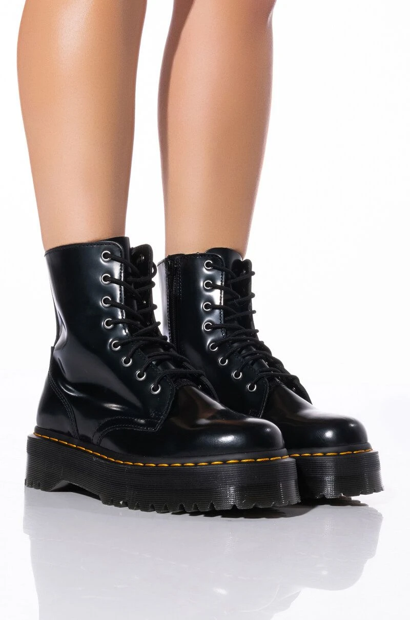 DR MARTEN JADON POLISHED SMOOTH BOOTIE 3 DR MARTEN JADON POLISHED SMOOTH BOOTIE