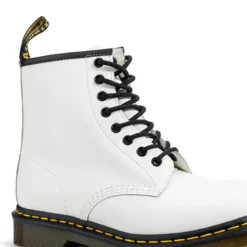 DR. MARTENS 1460 SMOOTH WHITE BOOTIES -AZALEA WANG Shop dr martens 1460 smooth white booties white 5 5