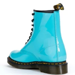 DR. MARTENS 1460 W PATENT LAMPER BOOTS -AZALEA WANG Shop dr martens 1460 w patent lamper boots blue 4 4 c1