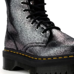 DR MARTENS JADON FUR LINED DISTRESSED METALLIC PLATFORM BOOT -AZALEA WANG Shop dr martens jadon fur lined distressed metallic platform boot metallic silver 5 5