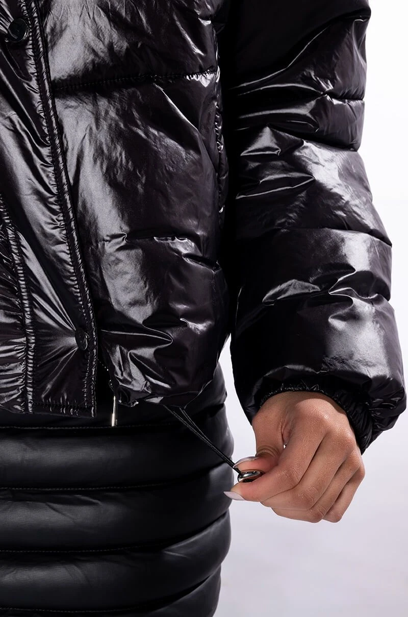 AZALEA WANG DREAMY PUFFER JACKET WITH DETACHABLE HAND CROCHET CARDIGAN 9 AZALEA WANG DREAMY PUFFER JACKET WITH DETACHABLE HAND CROCHET CARDIGAN - Image 7