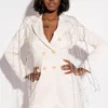 DRIPPING WITH GLITTER SPRING TRENCH -AZALEA WANG Shop dripping with glitter spring trench natural white 1 1 c1