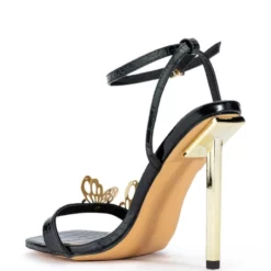 DURATION STILETTO SANDAL IN BLACK -AZALEA WANG Shop duration stiletto sandal in black black 4 4