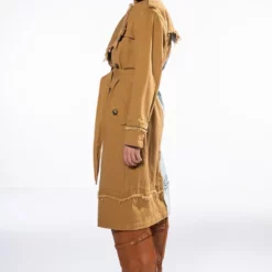 FIFTY FIFTY HALF DENIM TRENCH 12 FIFTY FIFTY HALF DENIM TRENCH -AZALEA WANG Shop fifty fifty half denim trench multi 4 4