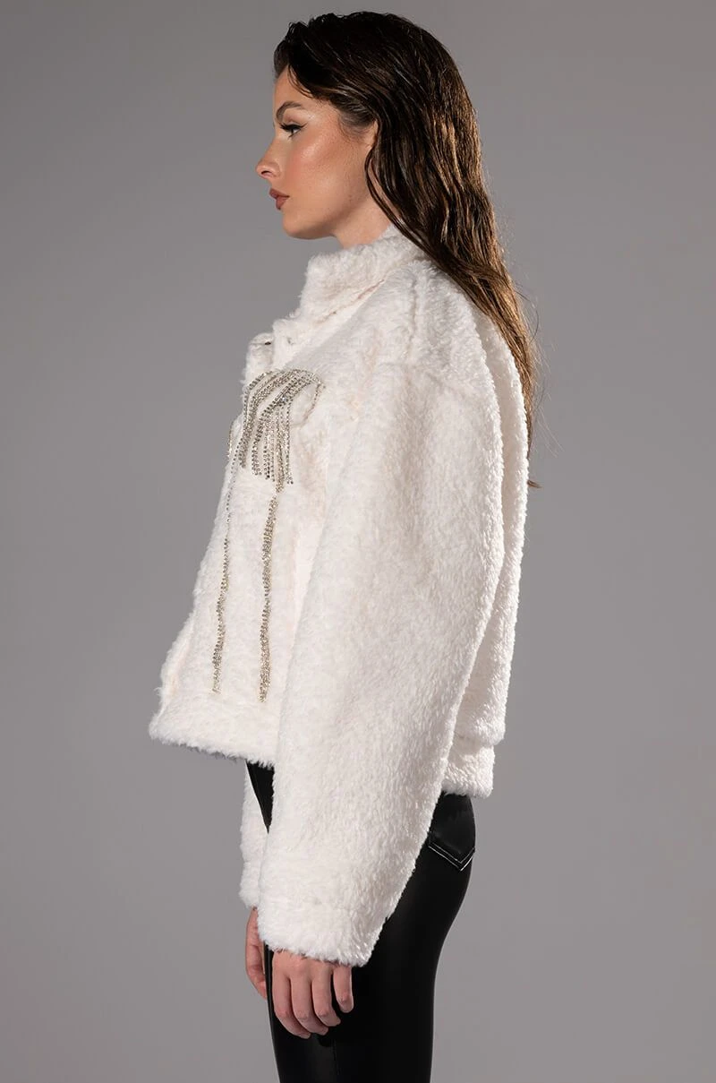 GIGI TEDDY SHACKET WITH RHINESTONES 7 GIGI TEDDY SHACKET WITH RHINESTONES - Image 5