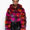 GRACELLE MULTI FAUX FUR JACKET 1 GRACELLE MULTI FAUX FUR JACKET -AZALEA WANG Shop gracelle multi faux fur jacket multi 5 5 c1