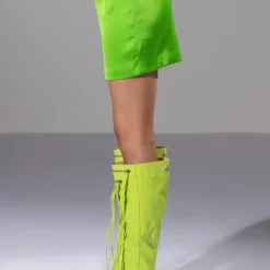 GRATITUDE BLAZER AND MINI SKIRT SET -AZALEA WANG Shop gratitude blazer and mini skirt set green 7 7