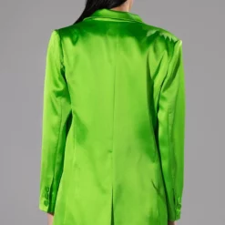 GRATITUDE BLAZER AND MINI SKIRT SET -AZALEA WANG Shop gratitude blazer and mini skirt set green 8 8