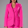 HANSEL FITTED BLAZER -AZALEA WANG Shop hansel fitted blazer pink 1 1