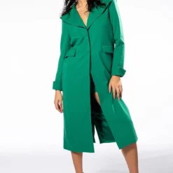 HANSEL TRENCH -AZALEA WANG Shop hansel trench green 3 3