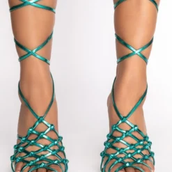 IT'S ABOUT DAMN TIME STILETTO SANDAL IN BLUE -AZALEA WANG Shop it was all a dream stiletto sandal blue 3 3