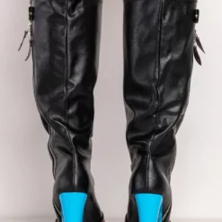 ITS A LOOK MULTI COLORED CHUNKY BOOT -AZALEA WANG Shop its a look multi colored chunky boot multi 6 6