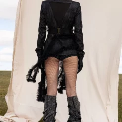 JUMP IN LINE TULLE EMBELLISHED BLAZER