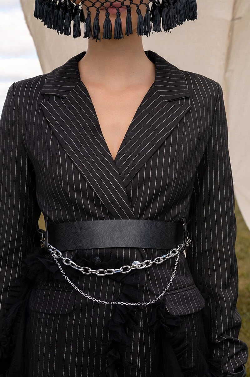 JUMP IN LINE TULLE EMBELLISHED BLAZER 4 JUMP IN LINE TULLE EMBELLISHED BLAZER - Image 2