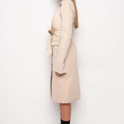 LAYERED LEGION TRENCH COAT -AZALEA WANG Shop layered legion trench coat beige 6 6