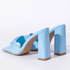 LIKE IT LIKE THAT CHUNKY SANDAL -AZALEA WANG Shop like it like that chunky sandal blue 5 5