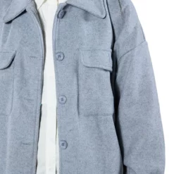 NO EFFORT EVERYDAY LONG SHACKET -AZALEA WANG Shop no effort everyday long shacket light blue 6 6