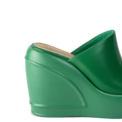 OCEAN EYES WEDGE SANDAL IN GREEN -AZALEA WANG Shop ocean eyes wedge sandal in green green 5 5