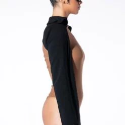 OUT IN THE OPEN BOLERO BLAZER -AZALEA WANG Shop out in the open bolero blazer black 7 7