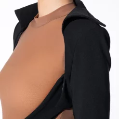 OUT IN THE OPEN BOLERO BLAZER -AZALEA WANG Shop out in the open bolero blazer black 9 9