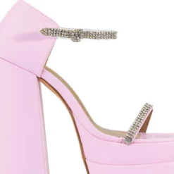 PEGGIE CHUNKY PLATFORM SANDAL IN PINK -AZALEA WANG Shop peggie chunky platform sandal in pink pink 5 5