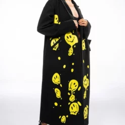 PUT ON A HAPPY FACE TRENCH COAT