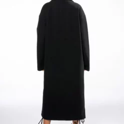 PUT ON A HAPPY FACE TRENCH COAT -AZALEA WANG Shop put on a happy face trench coat black multi 5 5