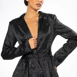 QUEEN'S GAMBIT PEPLUM BLAZER