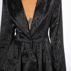 QUEEN'S GAMBIT PEPLUM BLAZER -AZALEA WANG Shop queens gambit peplum blazer black 6 6