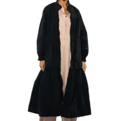 SHOOT YOUR SHOT DRAWSTRING TRENCH MAXI DRESS -AZALEA WANG Shop shoot your shot drawstring trench maxi dress black 5 5