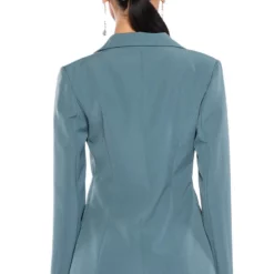 STAR RISE STRETCH BLAZER -AZALEA WANG Shop star rise stretch blazer light green 7 7