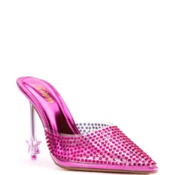 STARDOM STILETTO PUMP IN PINK -AZALEA WANG Shop stardom stiletto pump in pink pink 3 3