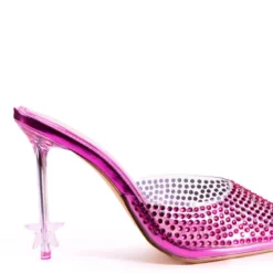 STARDOM STILETTO PUMP IN PINK -AZALEA WANG Shop stardom stiletto pump in pink pink 5 5