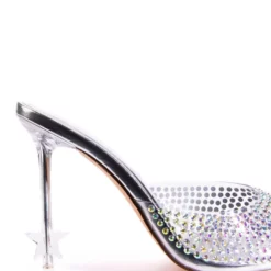 STARDOM STILETTO PUMP IN SILVER -AZALEA WANG Shop stardom stiletto pump in silver silver 5 5