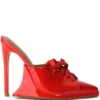 STUNNA STILETTO PUMP IN RED -AZALEA WANG Shop stunna stiletto pump in red red 2 2