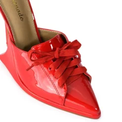 STUNNA STILETTO PUMP IN RED -AZALEA WANG Shop stunna stiletto pump in red red 5 5