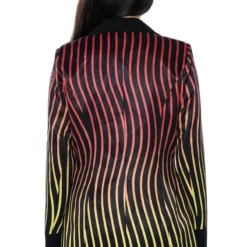 SUNSET ROAD STRIPE BLAZER -AZALEA WANG Shop sunset road stripe blazer black multi 6 6