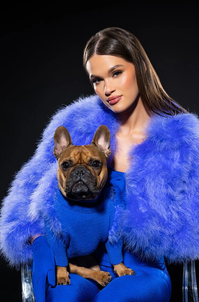 SWEET TALK OSTRICH FEATHER JACKET IN PURPLE 12 SWEET TALK OSTRICH FEATHER JACKET IN PURPLE - Image 10