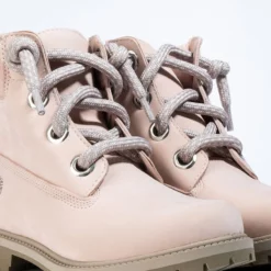 TIMBERLAND HERITAGE 6" WATERPROOF CONVENIENCE LACE BOOTIE -AZALEA WANG Shop tb0a2q7h662 light pink 6 6