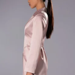 TEA TIME CORSET MINI DRESS IN MAUVE -AZALEA WANG Shop tea time corset mini dress in mauve mauve 4 4