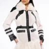 THE MET FAUX FUR COAT -AZALEA WANG Shop the met faux fur coat ivory black 1 1 c1