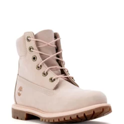 TIMBERLAND 6" PREMIUM BOOT IN PINK -AZALEA WANG Shop timberland 6 premium boot in pink pink 3 3