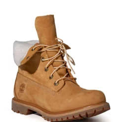 TIMBERLAND AUTHENTICS TEDDY FLEECE FOLD-DOWN BOOT IN WHEAT -AZALEA WANG Shop timberland authentics teddy fleece fold down boot in wheat wheat nubuck 6 6 c1