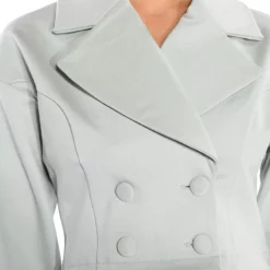 TRIED AND TRUE CROP BLAZER -AZALEA WANG Shop tried and true crop blazer light green 7 7