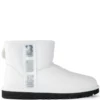 UGG CLASSIC MINI SIDE LOGO II BOOTIE IN WHITE -AZALEA WANG Shop ugg classic mini side logo ii bootie in white white 2 2