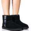 UGG CLASSIC MINI SIDE LOGO II -AZALEA WANG Shop ugg classic mini side logo ii black 1 1