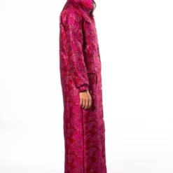 WARM IT UP JACQUARD TRENCH WITH QUILTED LINING -AZALEA WANG Shop warm it up jacquard trench with quilted lining pink multi 6 6