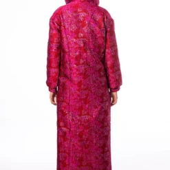 WARM IT UP JACQUARD TRENCH WITH QUILTED LINING -AZALEA WANG Shop warm it up jacquard trench with quilted lining pink multi 7 7