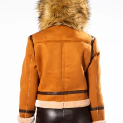 WE FOUND LOVE SUEDE COAT WITH FAUX FUR HOOD -AZALEA WANG Shop we found love suede coat with faux fur hood brown multi 8 8