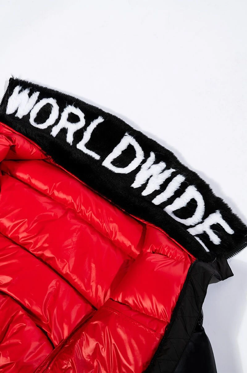 WORLD WIDE PATENT PUFFER WITH FUR COLLAR 10 WORLD WIDE PATENT PUFFER WITH FUR COLLAR - Image 8